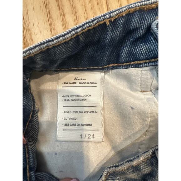 KanCan Denim Shorts, Womens Size 1/24, distressed - Picture 4 of 4
